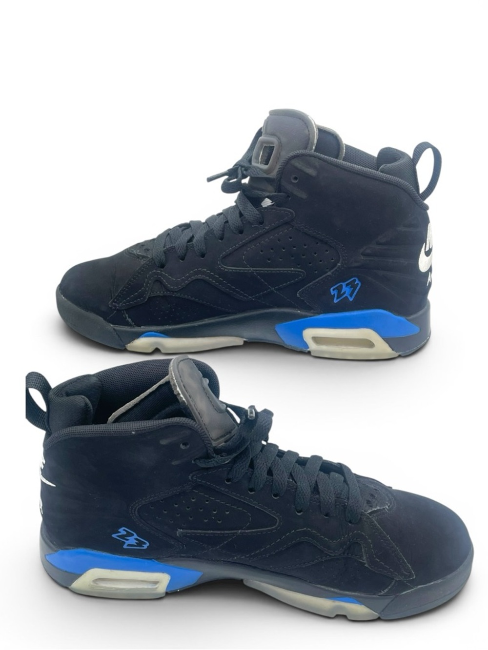 Air Jordan 6 Retro Black Blue Size 5.5Y (Fits Women’s 7) w/ Box - Picture 4 of 14